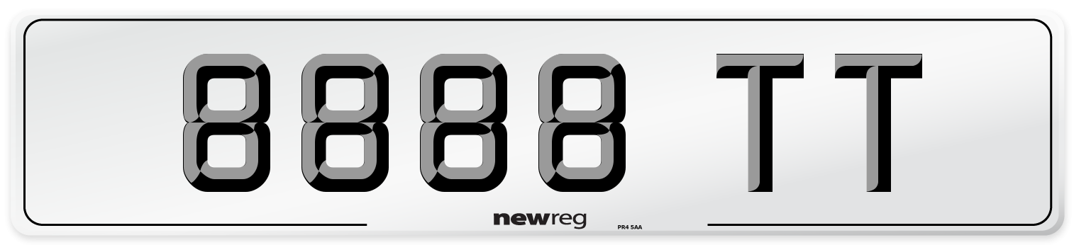 8888 TT Number Plate from New Reg